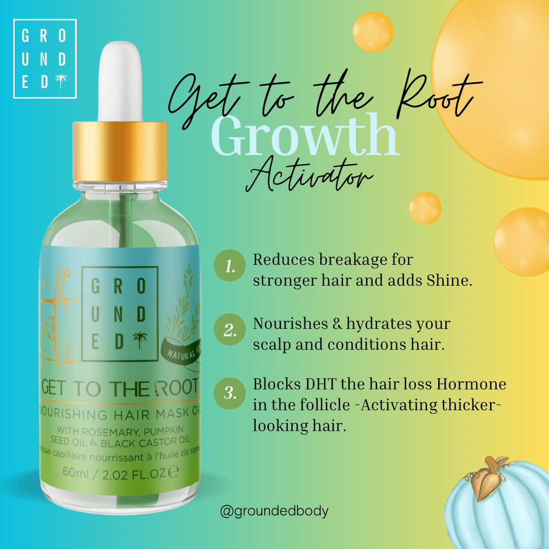 Get to the Root - Rosemary, Pumpkin and Black Castor Oil for hair Hair - Herbalshire Handmade Herbal Products