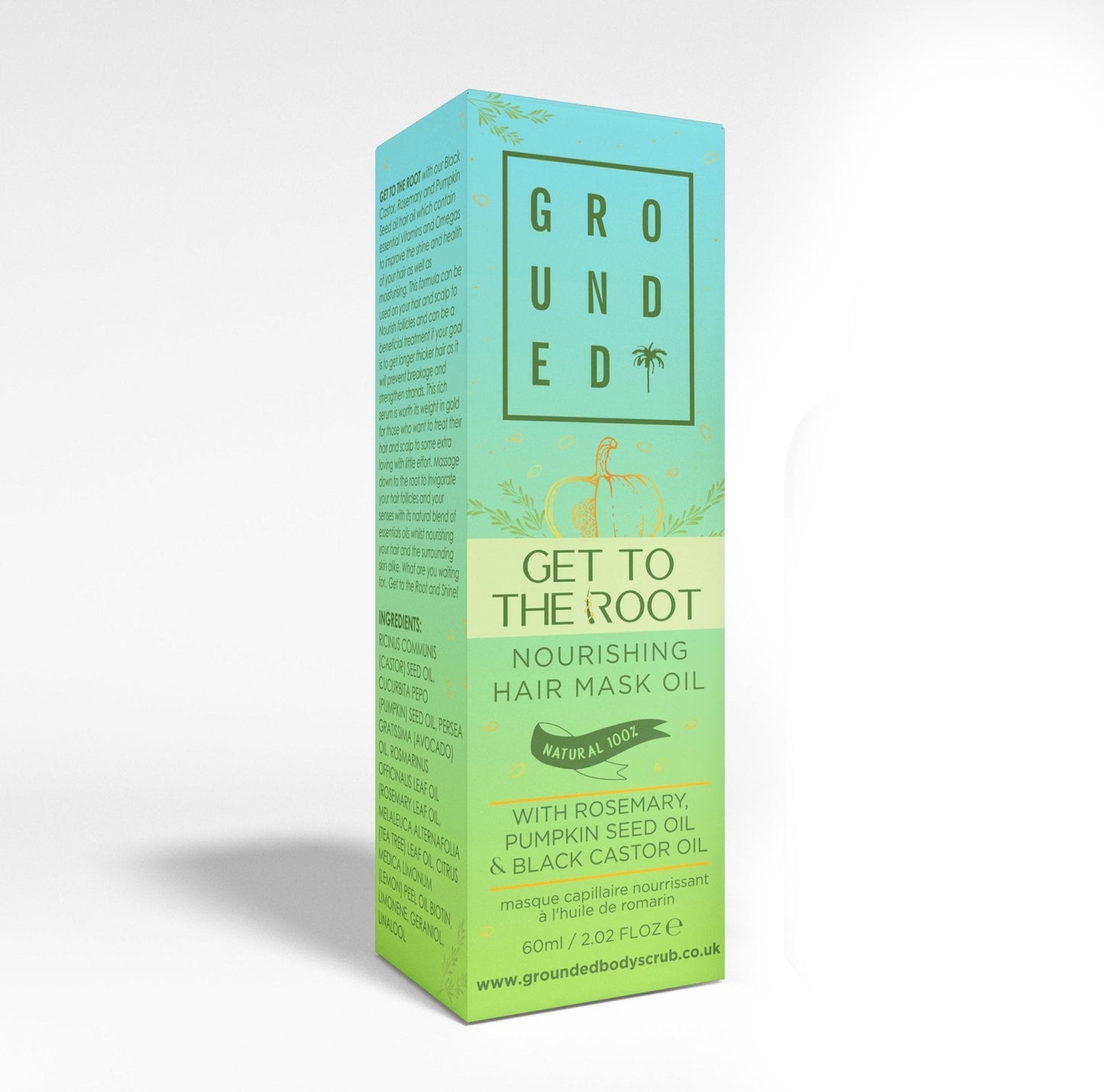 Get to the Root - Rosemary, Pumpkin and Black Castor Oil for hair Hair - Herbalshire Handmade Herbal Products