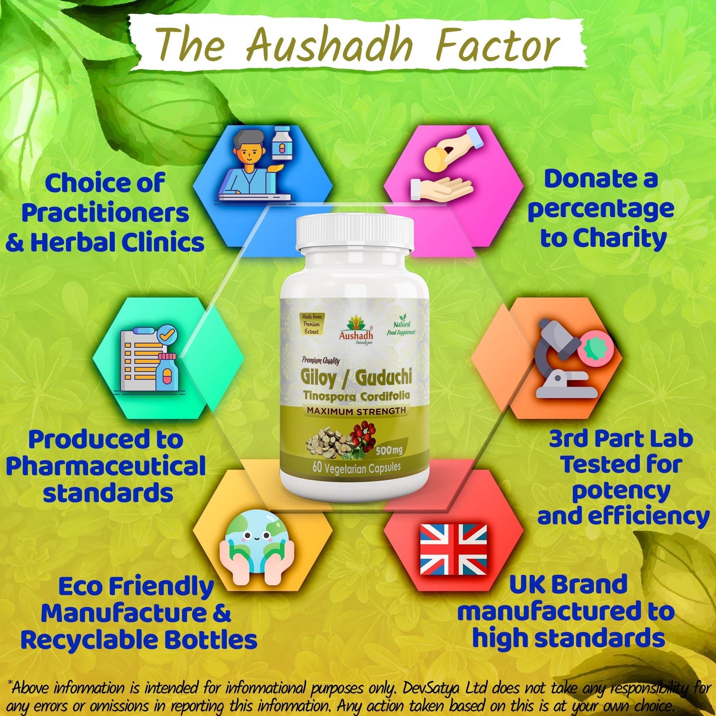 Giloy Guduchi Capsule (Tinospora Cordifolia) - Herbalshire Handmade Herbal Products