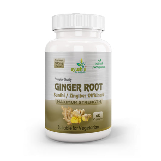 Ginger Root (Sunthi) Capsule - Herbalshire Handmade Herbal Products