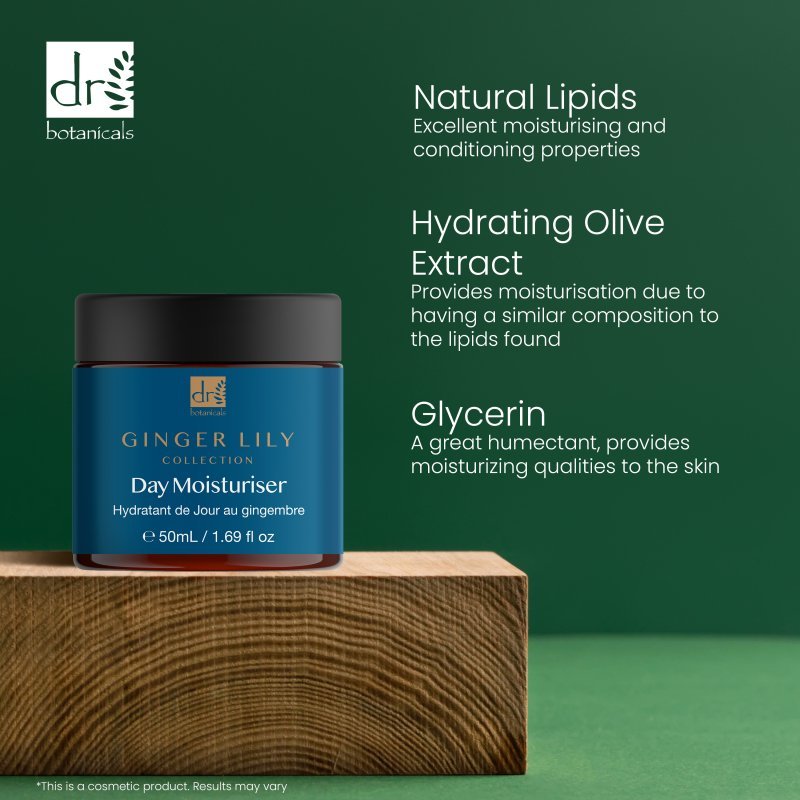 Gingerlily Day Moisturiser 50ml - Herbalshire Handmade Herbal Products