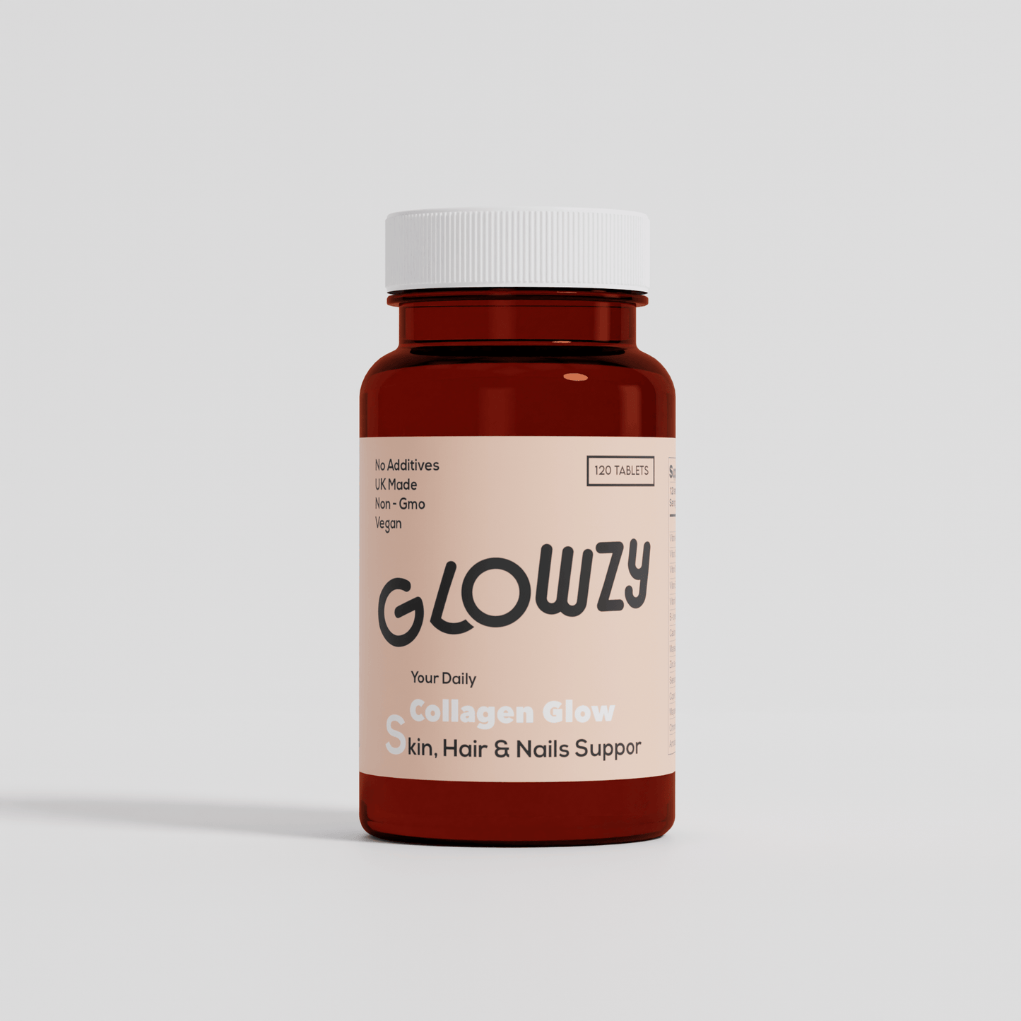 Glowzy Collagen Glow Tablets x 120 - Herbalshire Handmade Herbal Products