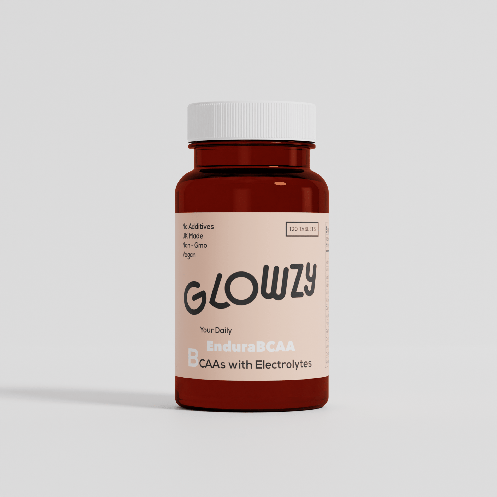 Glowzy EnduraBCAA Tablets x 120 - Herbalshire Handmade Herbal Products