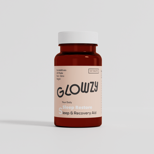 Glowzy Sleep Restore Tablets x 120 - Herbalshire Handmade Herbal Products