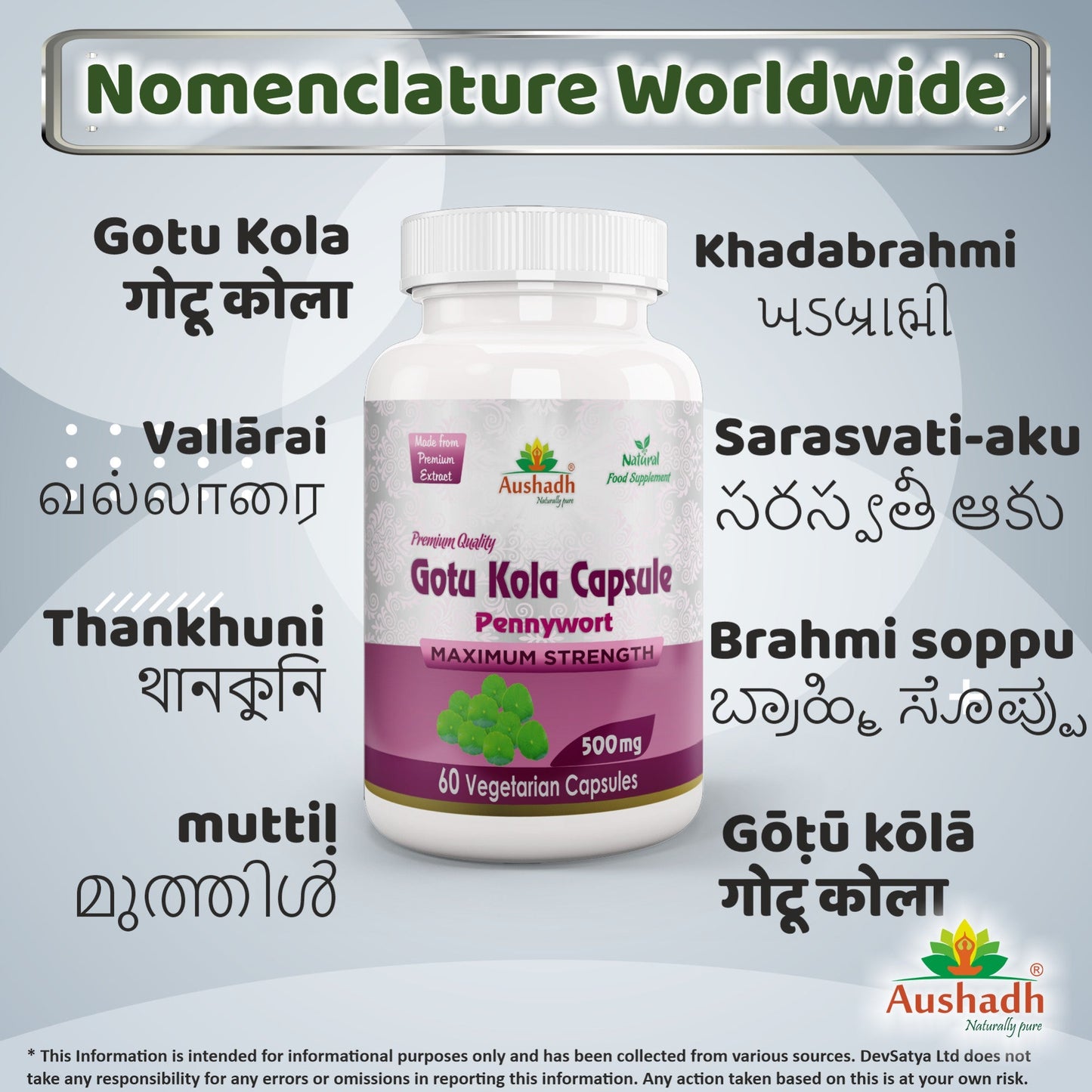 Gotukola Capsule - Herbalshire Handmade Herbal Products