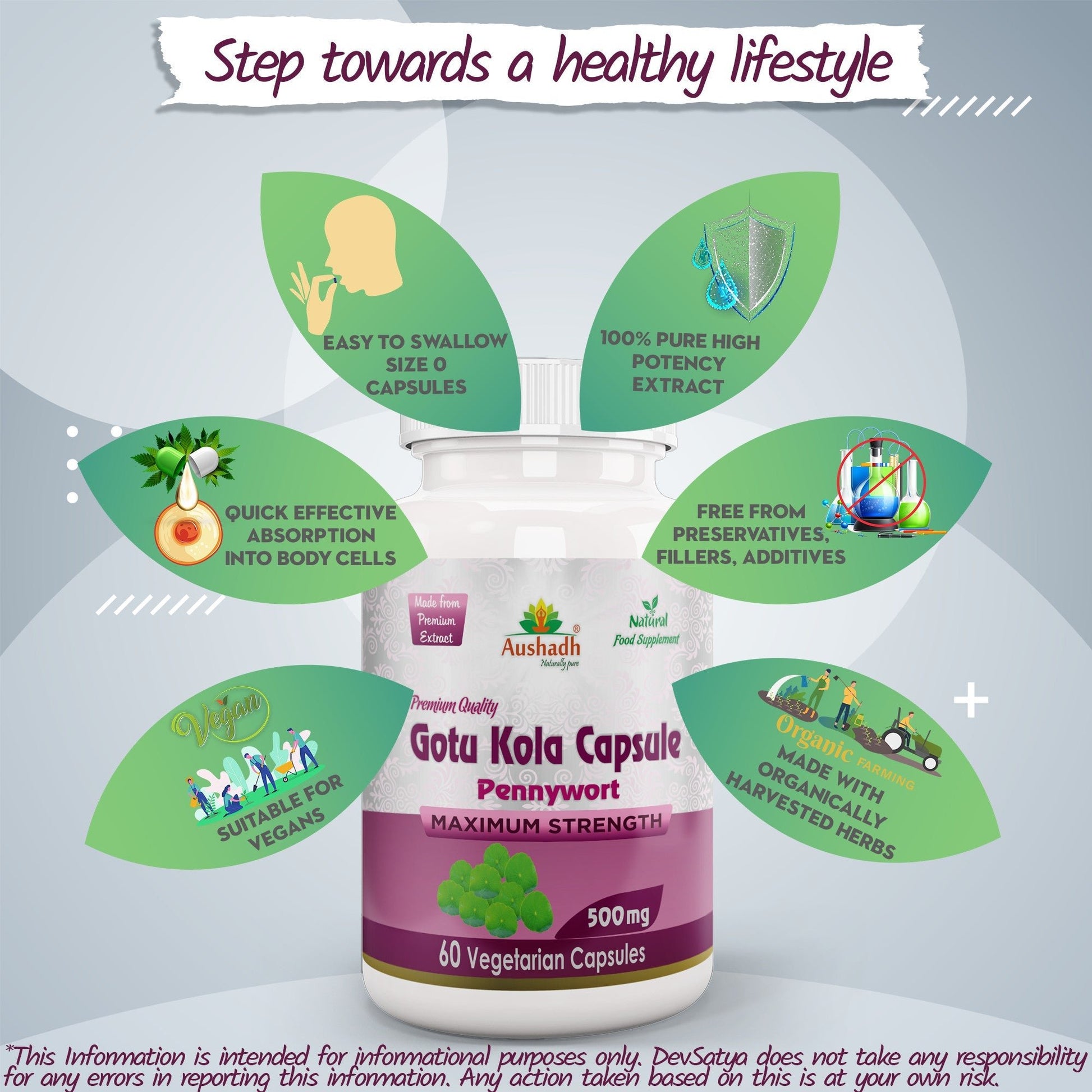 Gotukola Capsule - Herbalshire Handmade Herbal Products