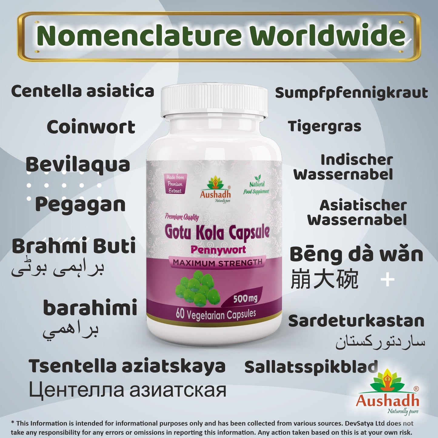 Gotukola Capsule - Herbalshire Handmade Herbal Products