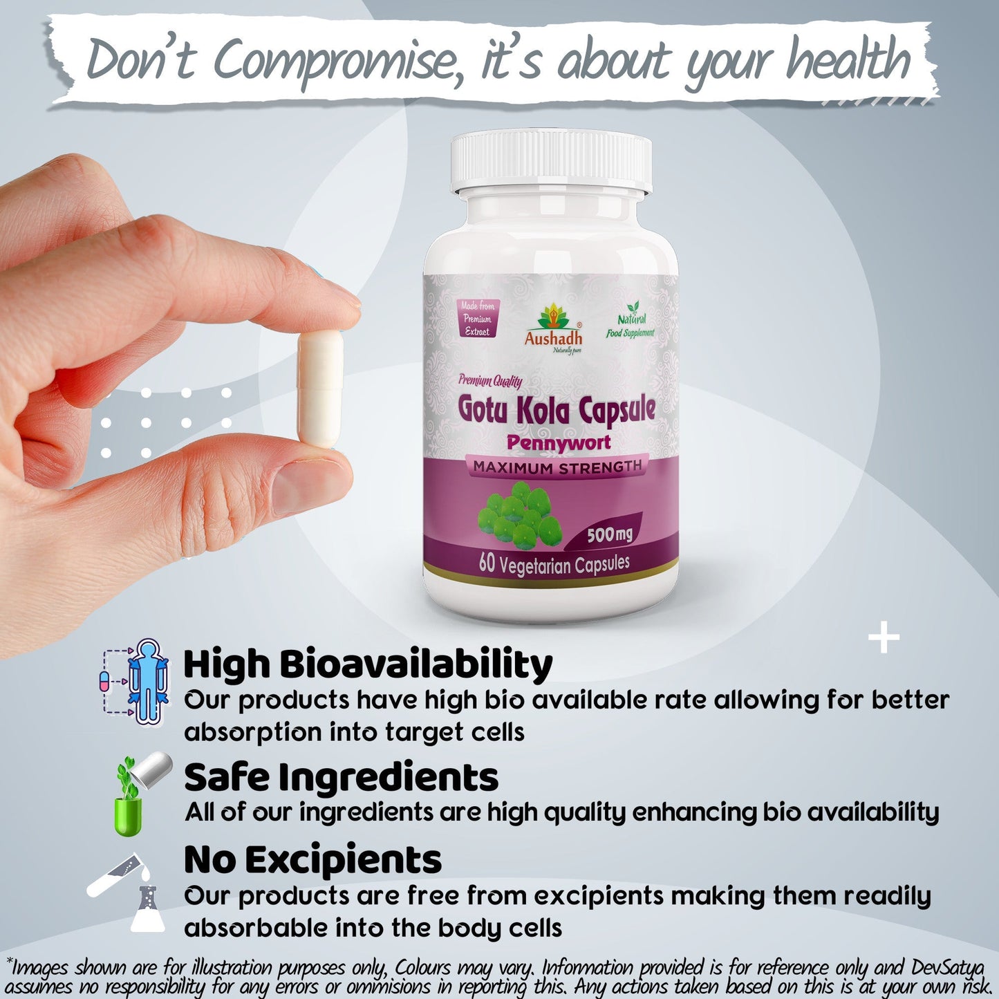 Gotukola Capsule - Herbalshire Handmade Herbal Products