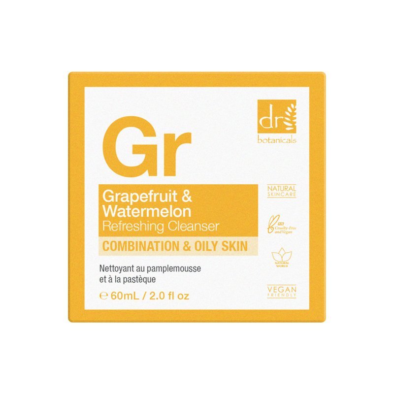 Grapefruit And Watermelon Refreshing Cleanser 60ml - Herbalshire Handmade Herbal Products