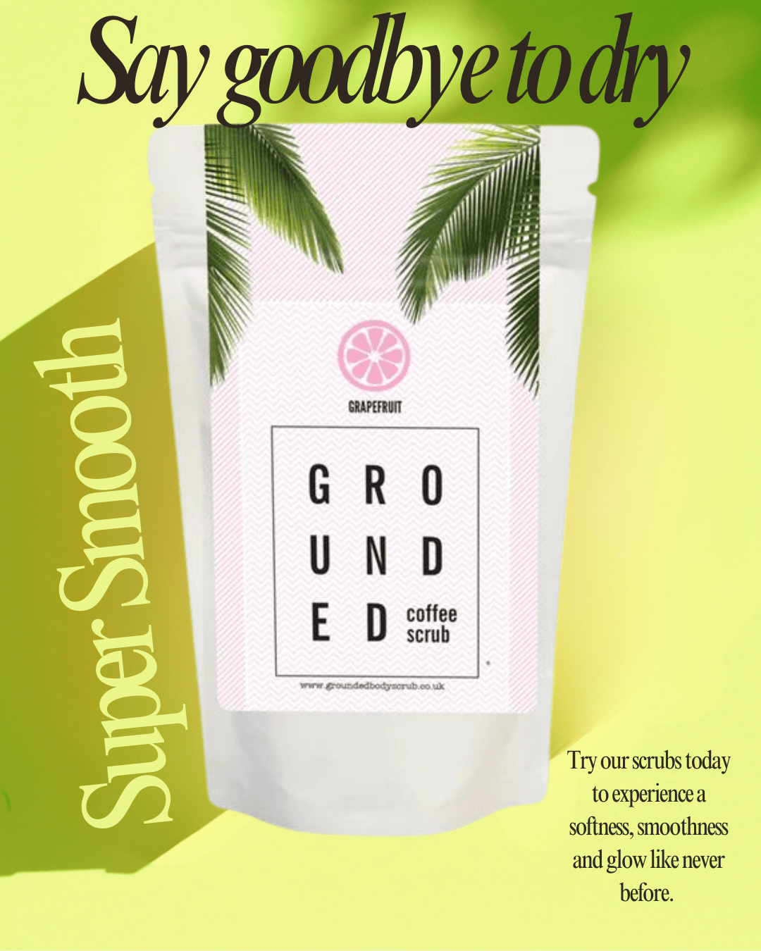 Grapefruit Coffee Full Body Scrub - For Dry Skin - Herbalshire Handmade Herbal Products