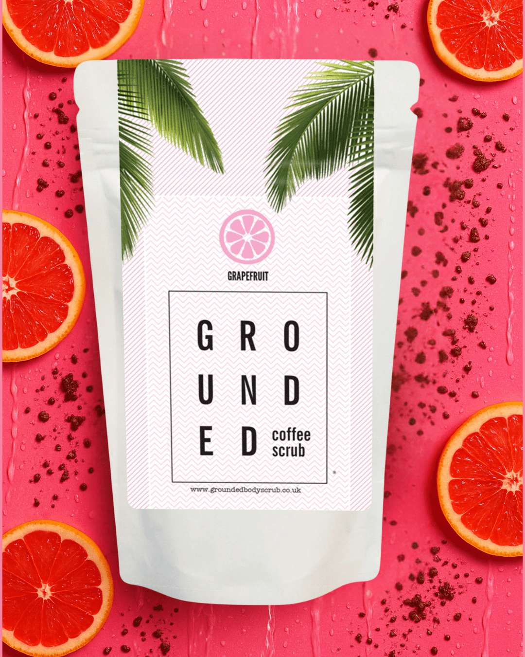 Grapefruit Coffee Full Body Scrub - For Dry Skin - Herbalshire Handmade Herbal Products