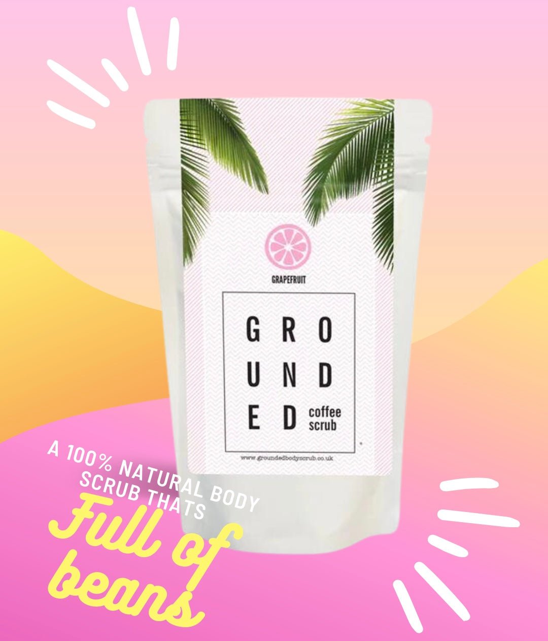 Grapefruit Coffee Full Body Scrub - For Dry Skin - Herbalshire Handmade Herbal Products