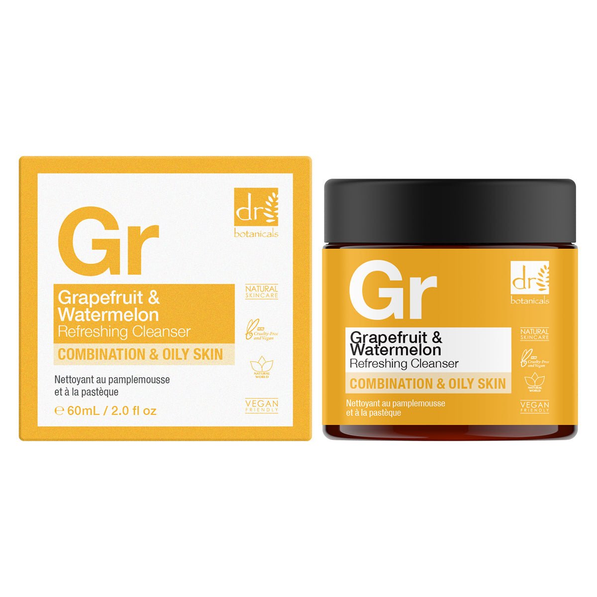 Grapefruit + Watermelon Refreshing Cleanser Duo - Herbalshire Handmade Herbal Products