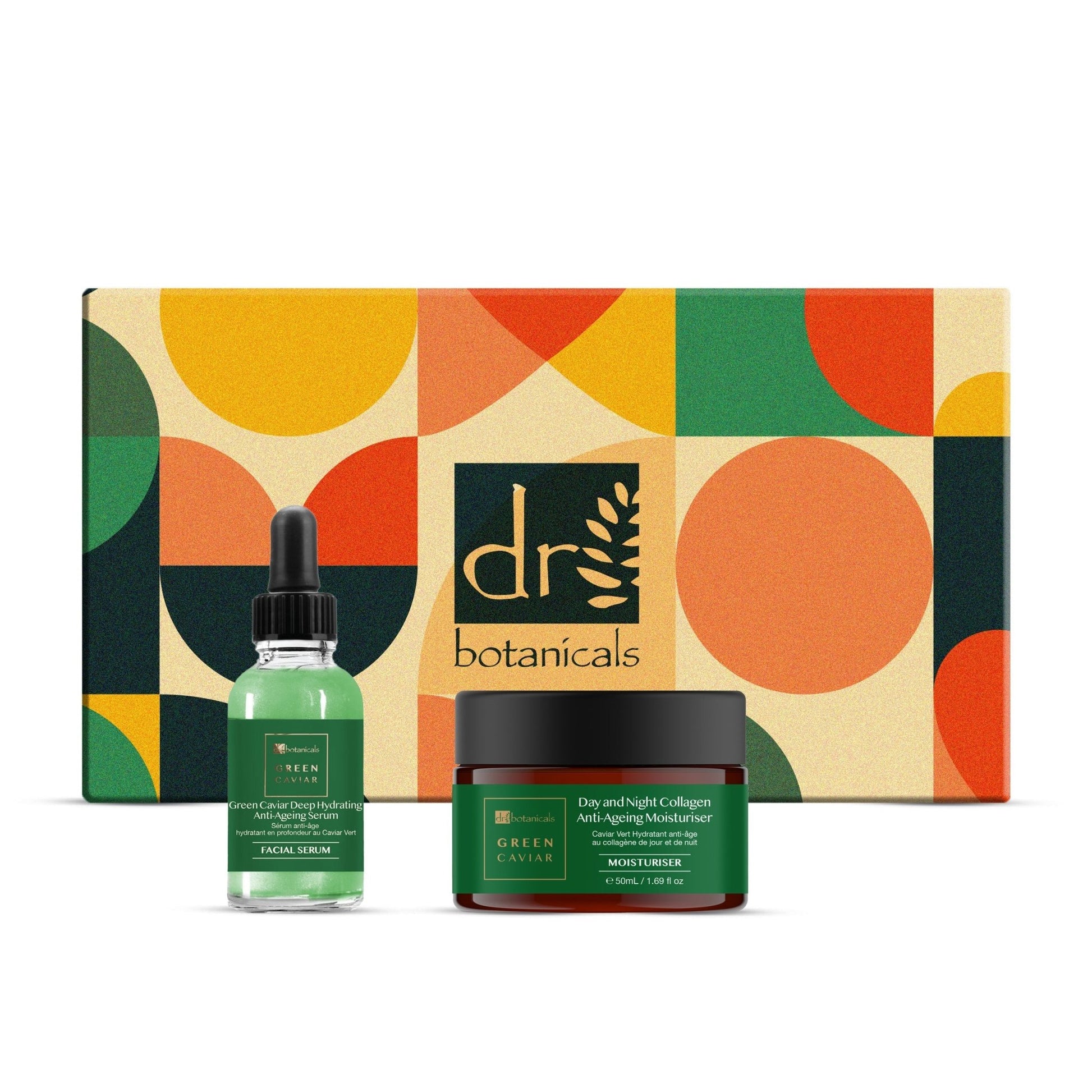 Green Caviar Anti - Ageing Moisturiser & Serum Kit - Herbalshire Handmade Herbal Products