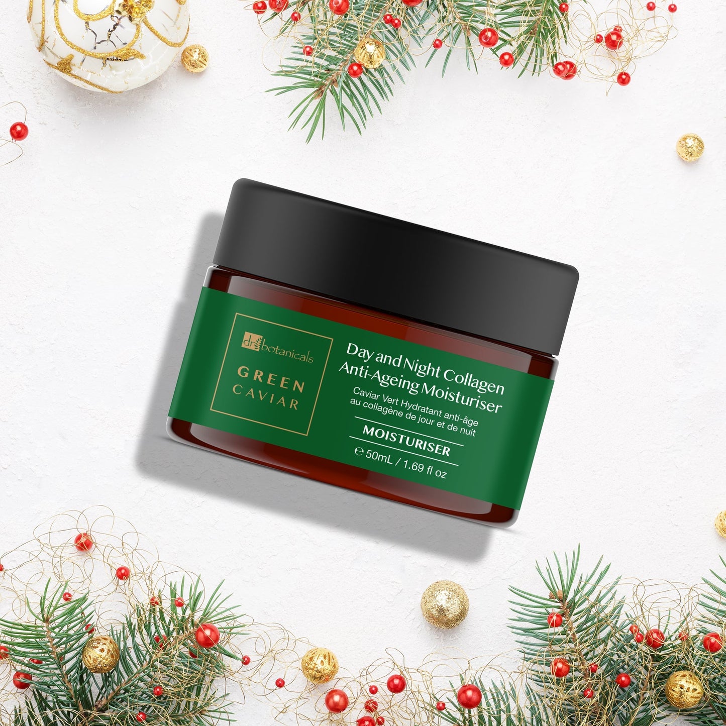 Green Caviar Anti - Ageing Moisturiser & Serum Kit - Herbalshire Handmade Herbal Products