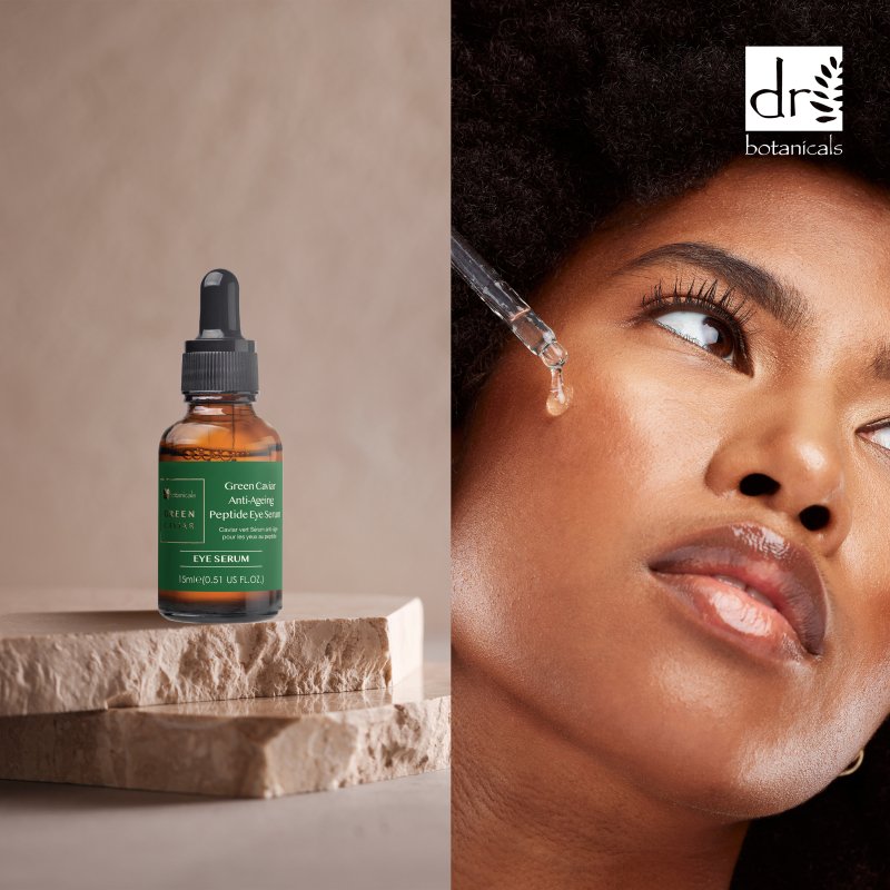 Green Caviar Anti - Ageing Peptide Eye Serum 15ml - Herbalshire Handmade Herbal Products
