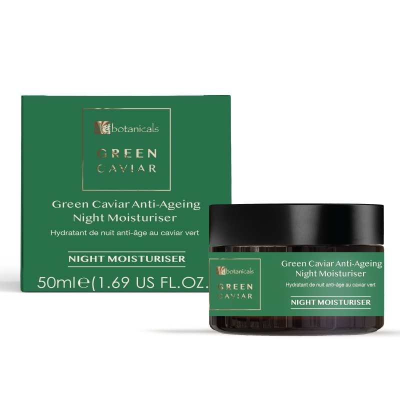 Green Caviar & Argan Oil Anti - Oxidant Anti - Ageing Night Cream 50ml - Herbalshire Handmade Herbal Products