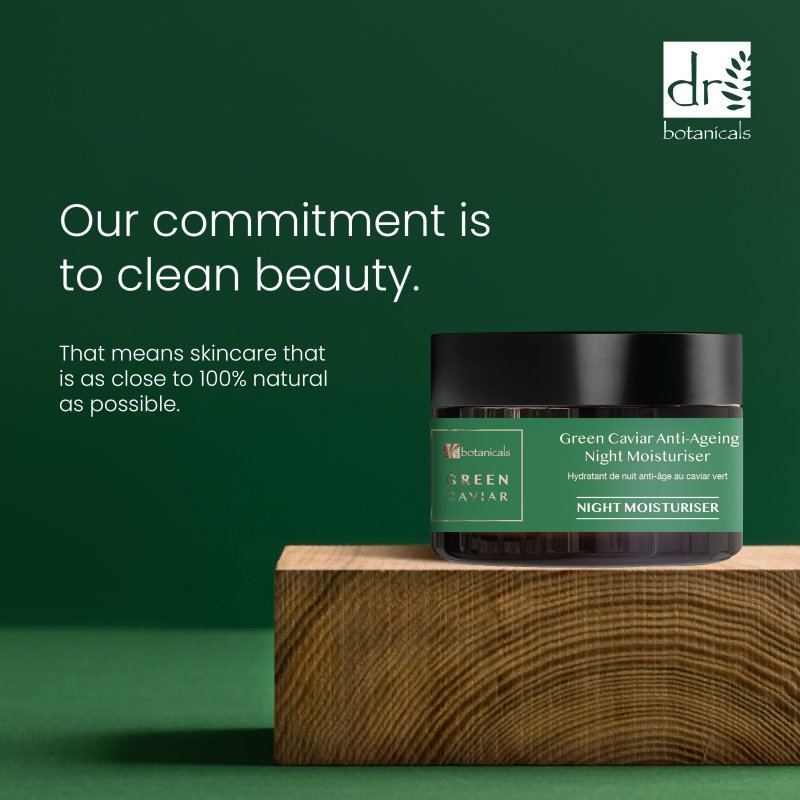 Green Caviar & Argan Oil Anti - Oxidant Anti - Ageing Night Cream 50ml - Herbalshire Handmade Herbal Products