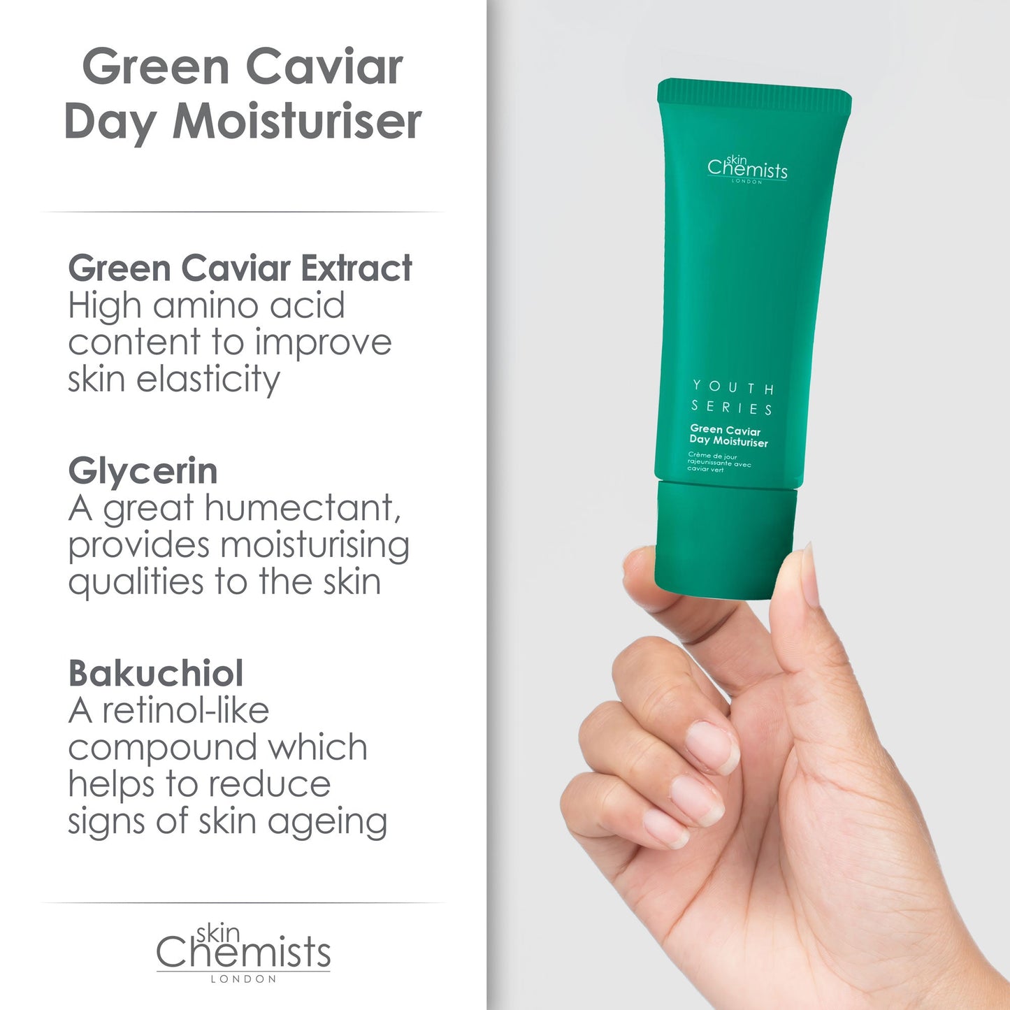 Green Caviar Day Moisturiser 30ml - Herbalshire Handmade Herbal Products