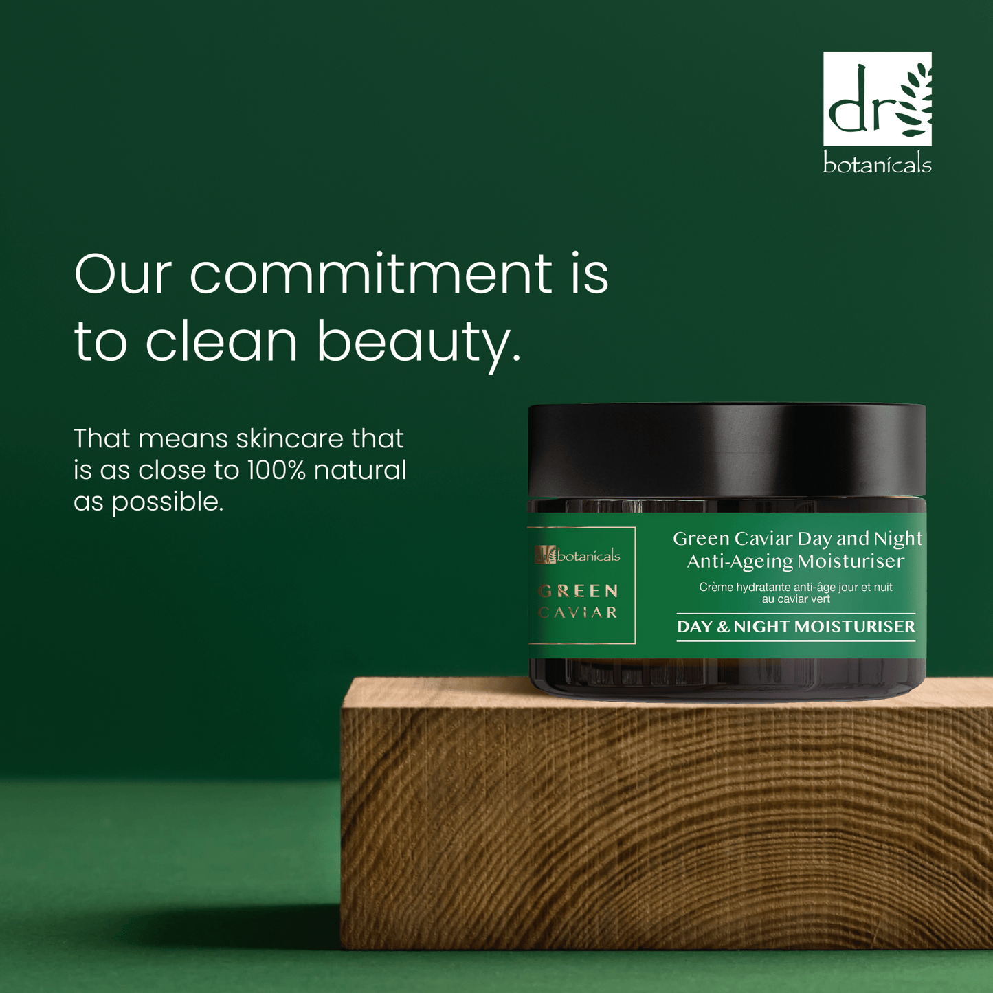 Green Caviar Day & Night Collagen Anti - Ageing Moisturiser 50ml - Herbalshire Handmade Herbal Products