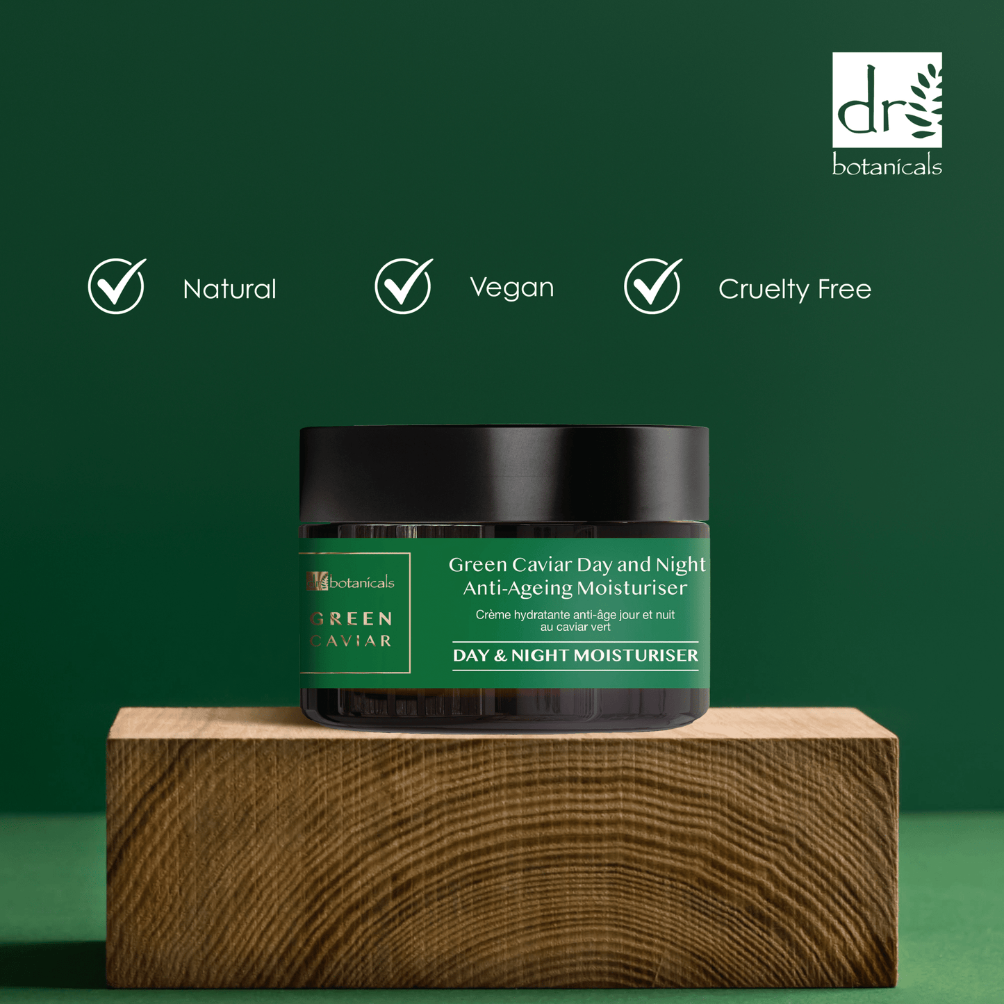 Green Caviar Day & Night Collagen Anti - Ageing Moisturiser 50ml - Herbalshire Handmade Herbal Products