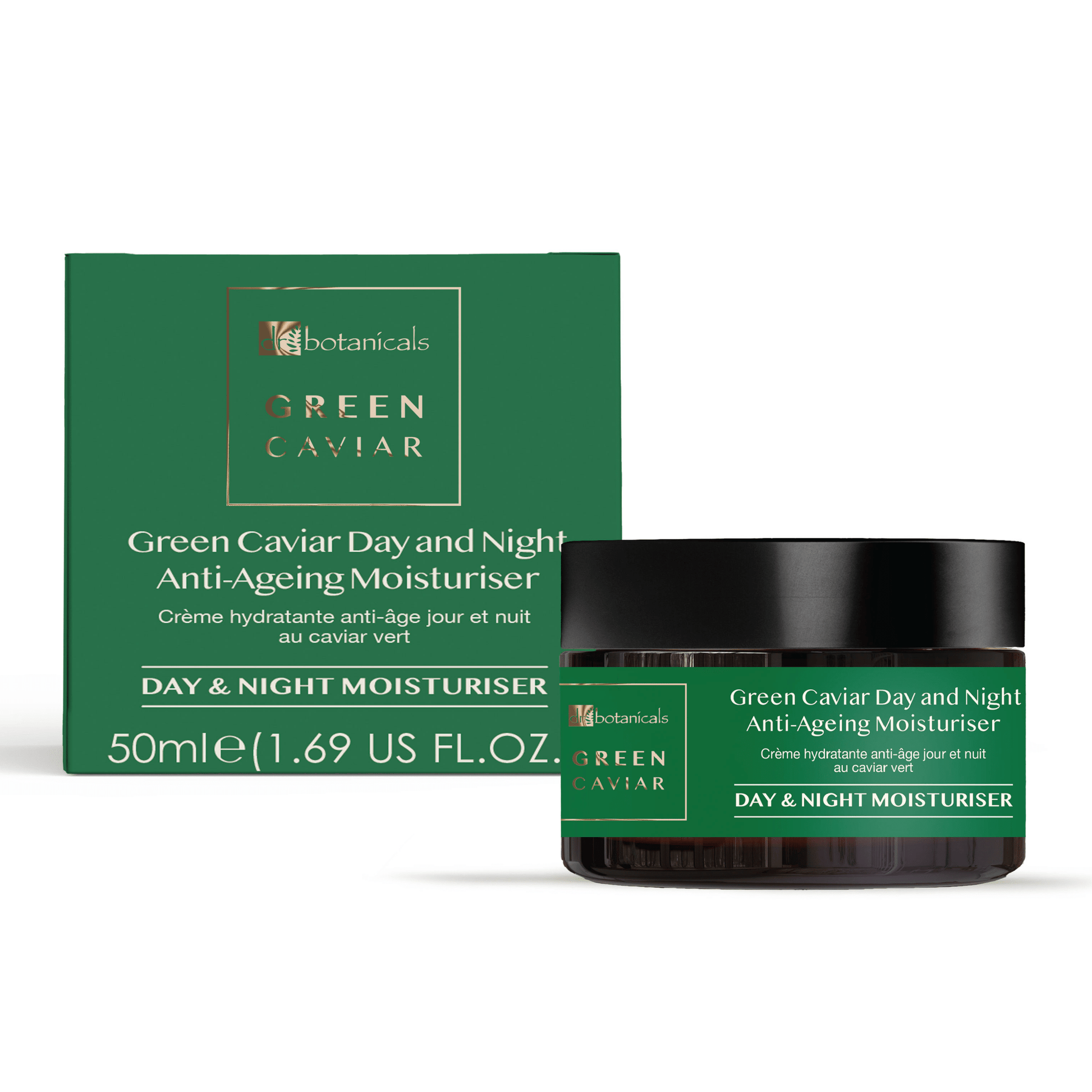 Green Caviar Day & Night Collagen Anti - Ageing Moisturiser 50ml - Herbalshire Handmade Herbal Products