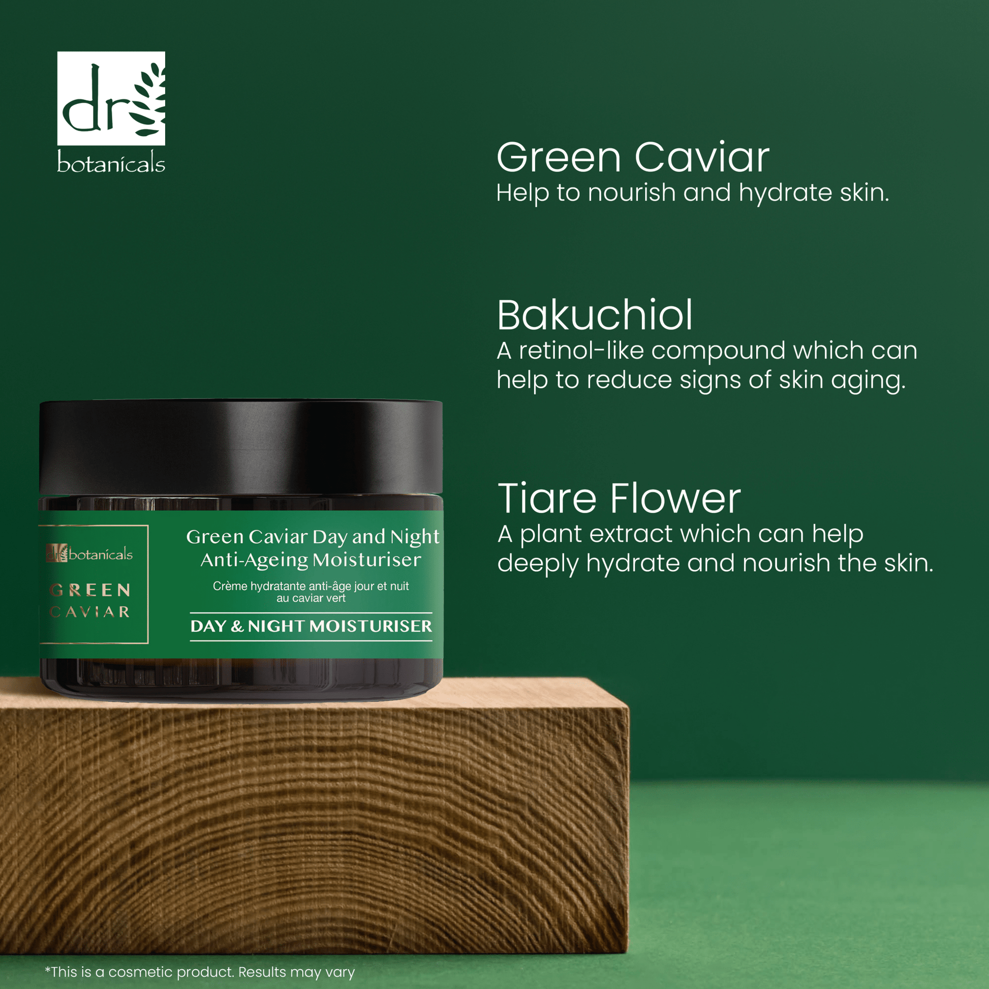 Green Caviar Day & Night Collagen Anti - Ageing Moisturiser 50ml - Herbalshire Handmade Herbal Products