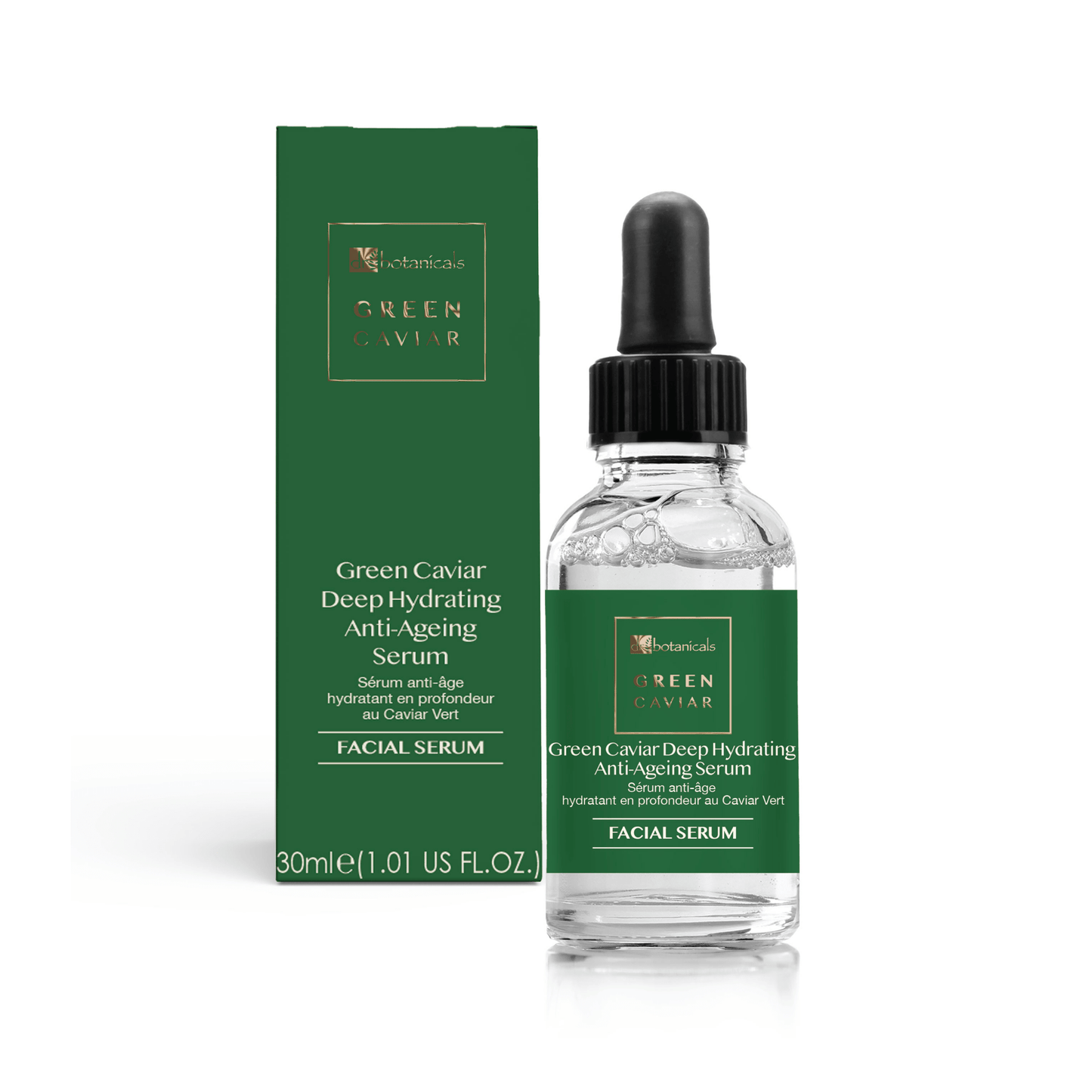 Green Caviar Deep Hydrating Anti - Ageing Serum 30ml - Herbalshire Handmade Herbal Products