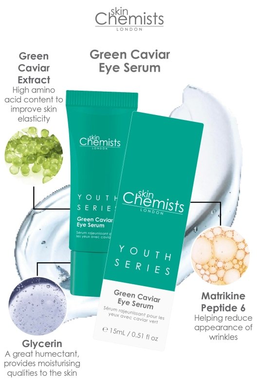 Green Caviar Eye Serum 15ml - Herbalshire Handmade Herbal Products