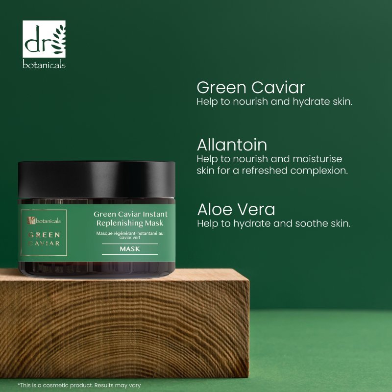 Green Caviar Instant Repairing Amino Acid Mask 50ml - Herbalshire Handmade Herbal Products