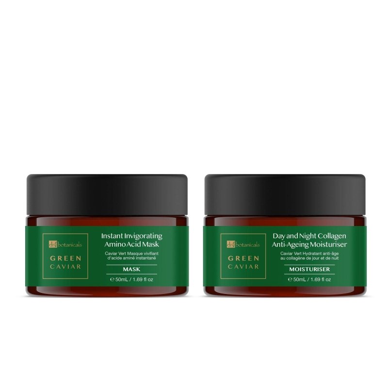 Green Caviar Moisturiser & Mask Kit - Herbalshire Handmade Herbal Products