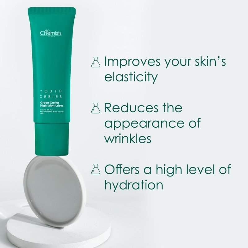 Green Caviar Night Moisturiser 50ml - Herbalshire Handmade Herbal Products