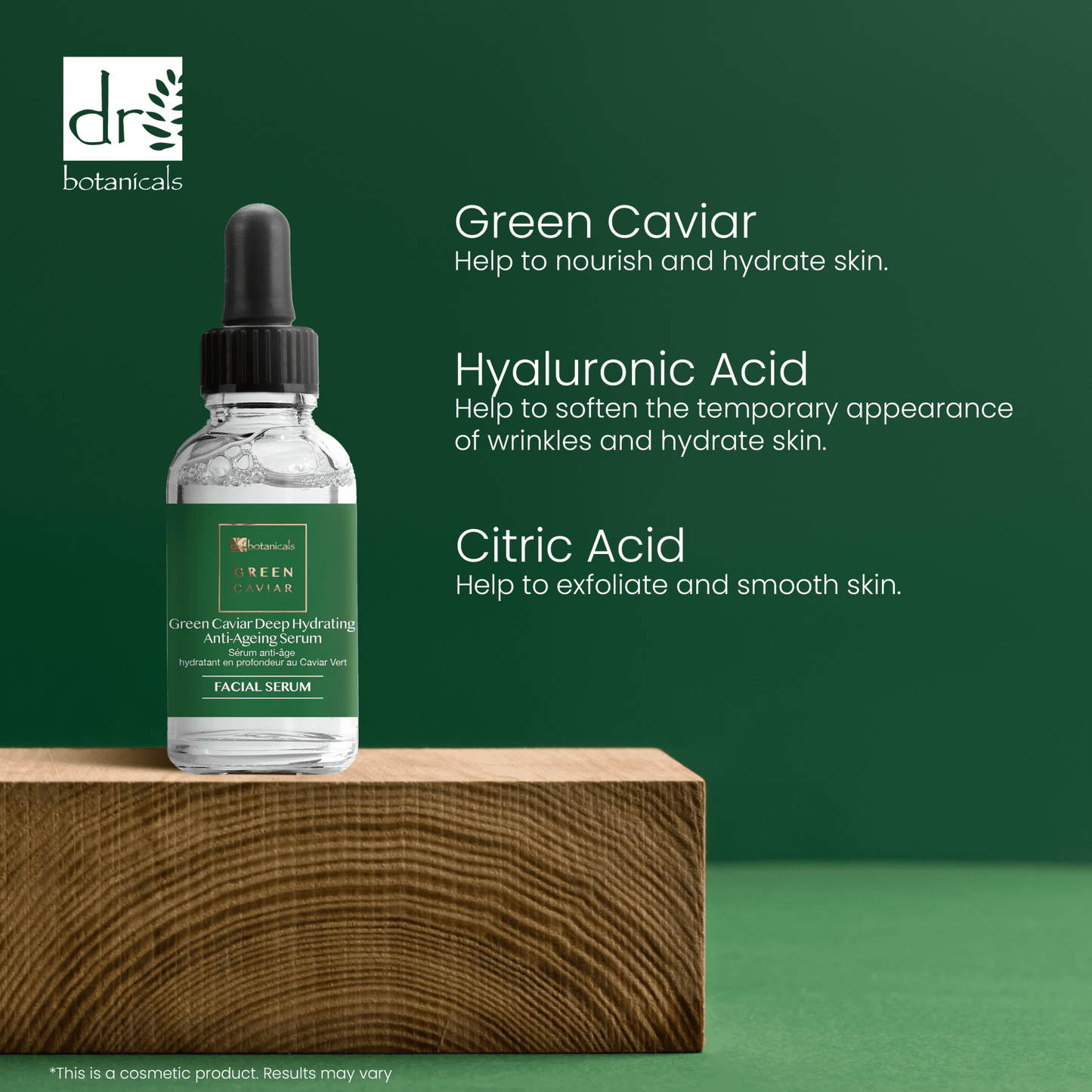 Green Caviar Serum, Night Moisturiser and Mask - Herbalshire Handmade Herbal Products