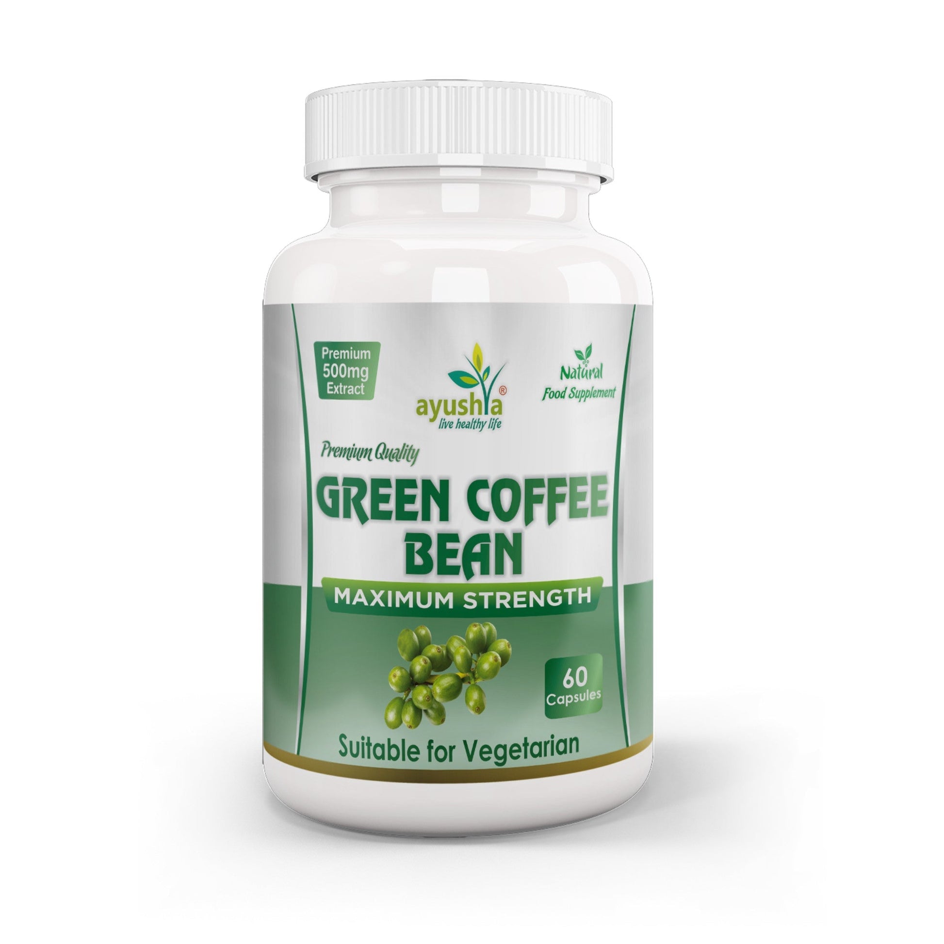 Green Coffee Bean Capsule - Herbalshire Handmade Herbal Products