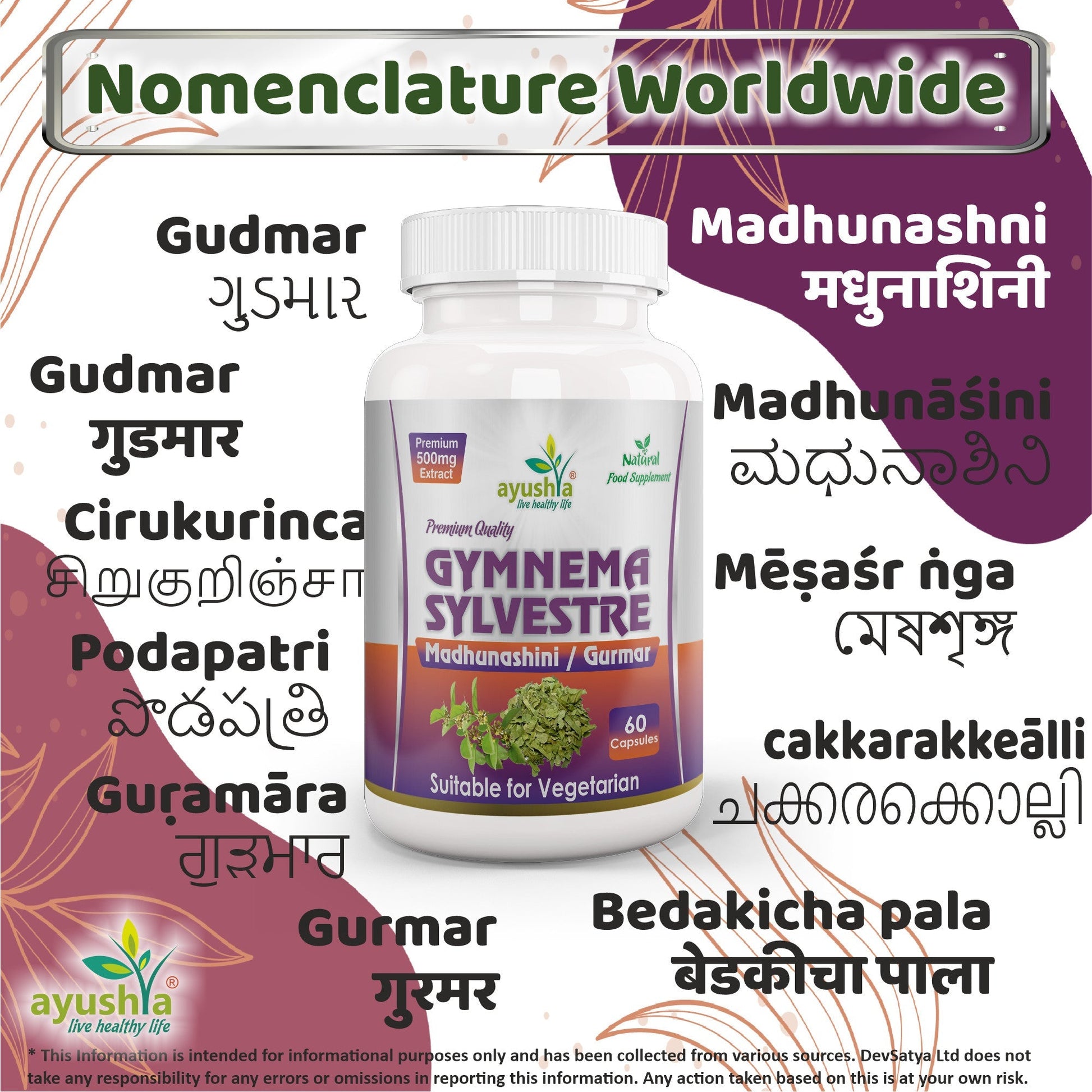 Gymnema Sylvestre (Madhunaashini) Capsule - Herbalshire Handmade Herbal Products