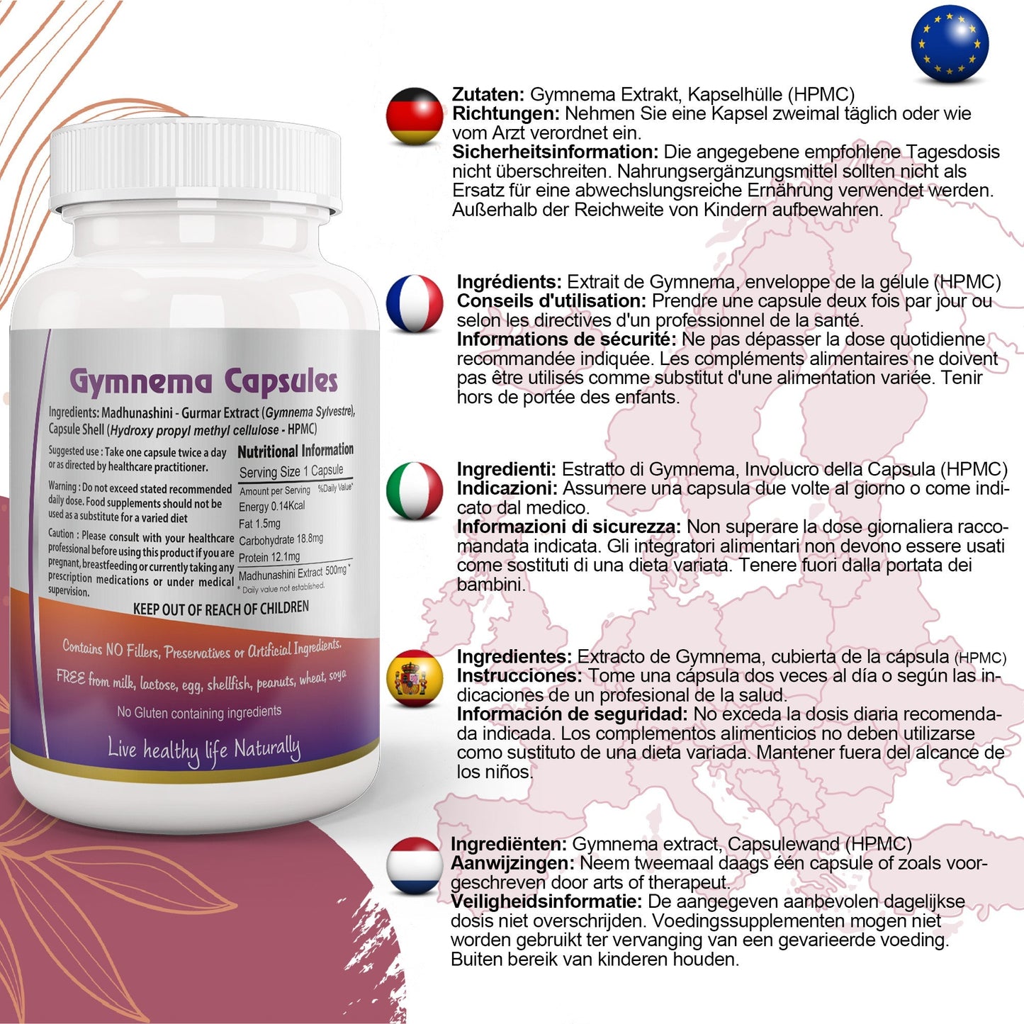Gymnema Sylvestre (Madhunaashini) Capsule - Herbalshire Handmade Herbal Products
