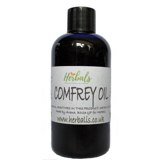 Handmade Pure Comfrey Infused Oil - Natural Relief for Arthritis, Fractures & S - Herbalshire Handmade Herbal Products