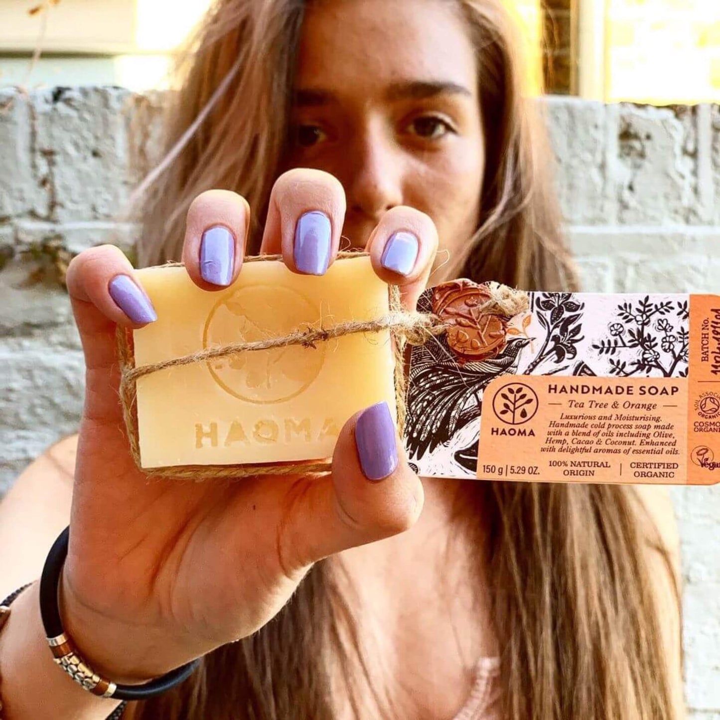 Handmade Tea Tree & Orange Soap - Herbalshire Handmade Herbal Products