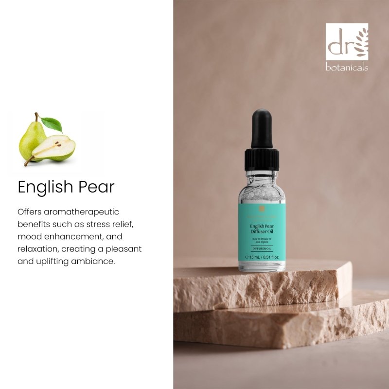 Happy & Cheerful English Pear Diffuser Oil 15ml - Herbalshire Handmade Herbal Products