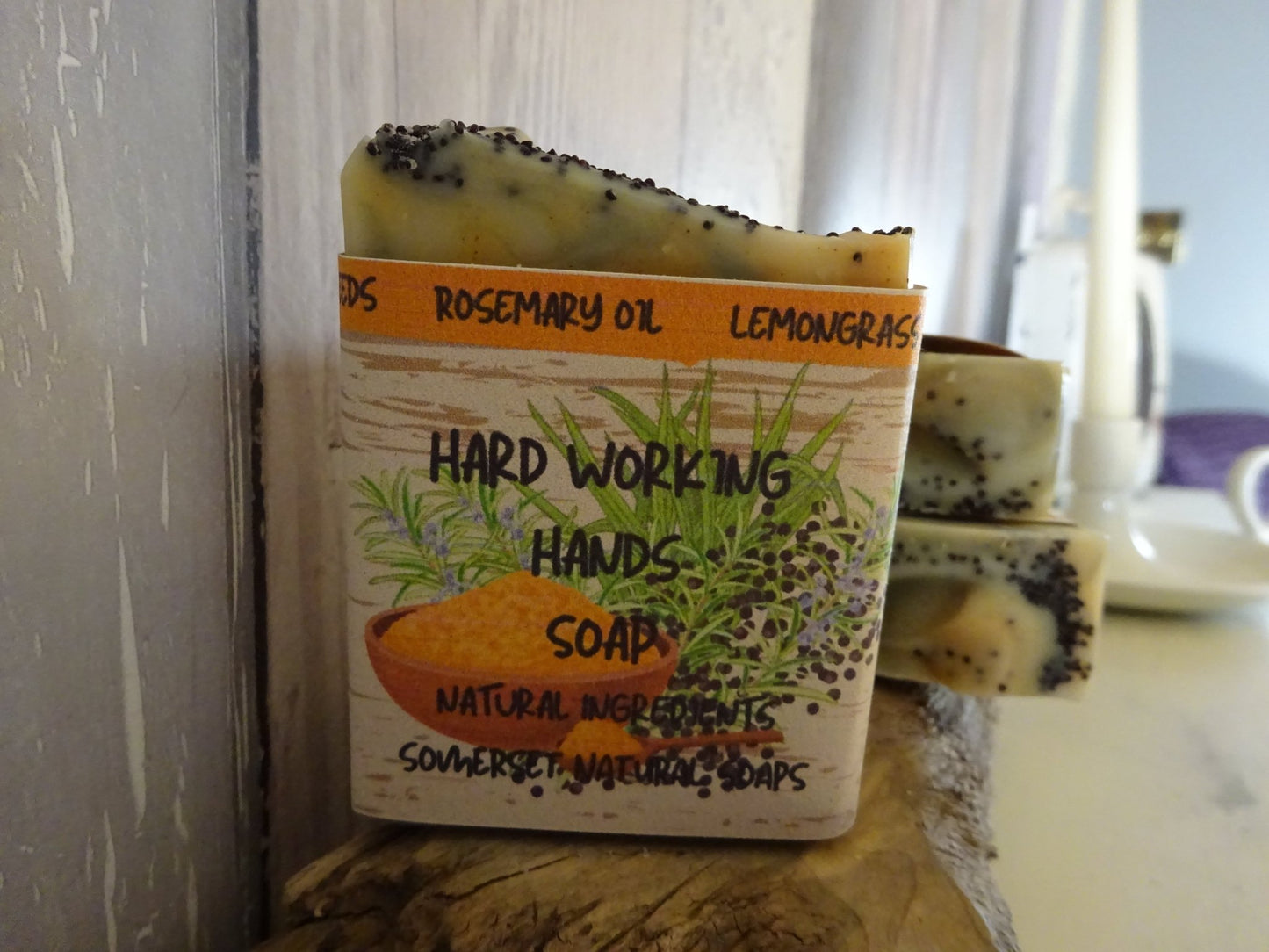 Hard working Hands vegan soap - Herbalshire Handmade Herbal Products