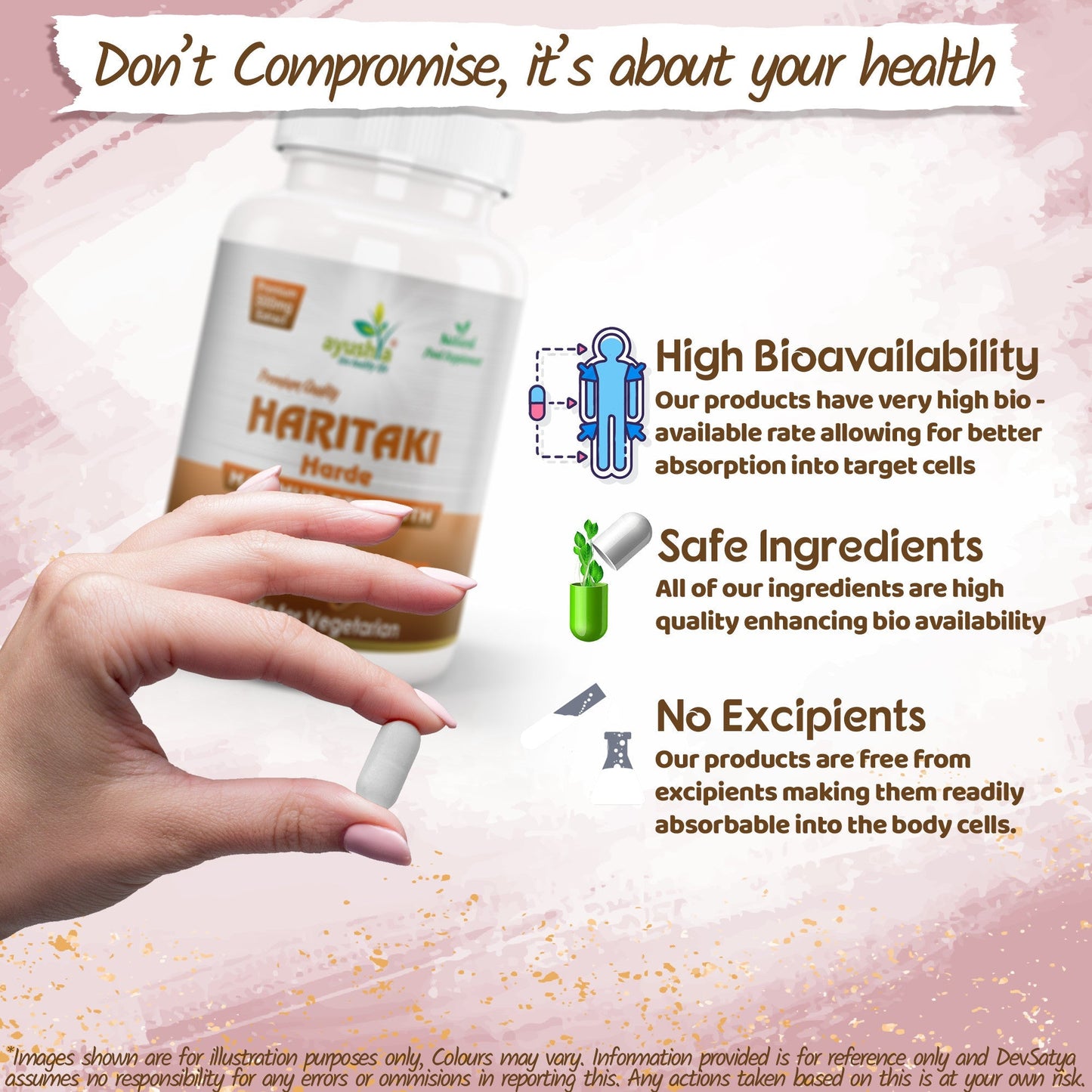 Harde (Haritaki) Capsule - Herbalshire Handmade Herbal Products