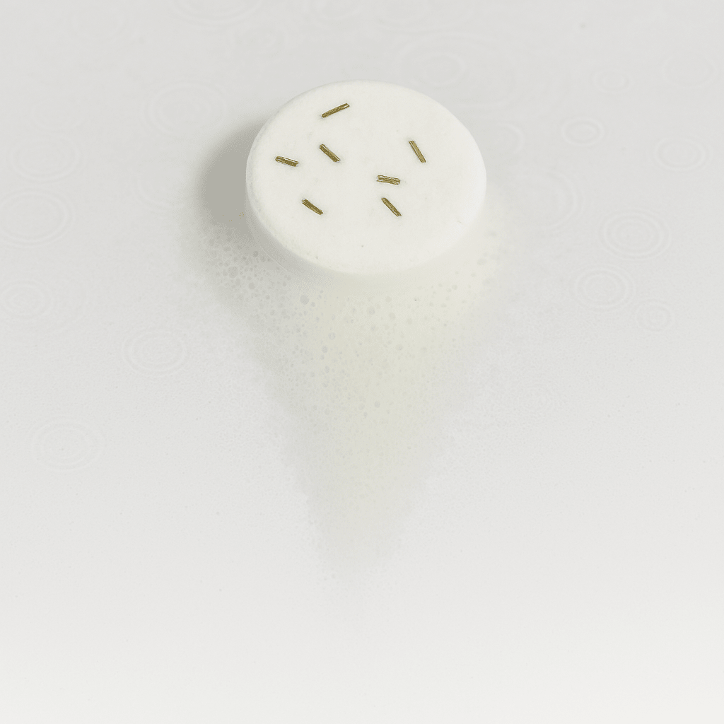 Harmony Aromatherapy Shower Steamer Sample - Grapefruit, Bergamot, Rosemary, Lemon Tea Tree and Rosemary Seeds - Herbalshire Handmade Herbal Products