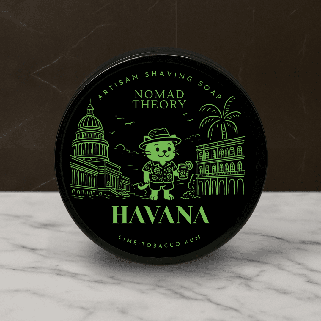 Havana Shaving Soap - Herbalshire Handmade Herbal Products