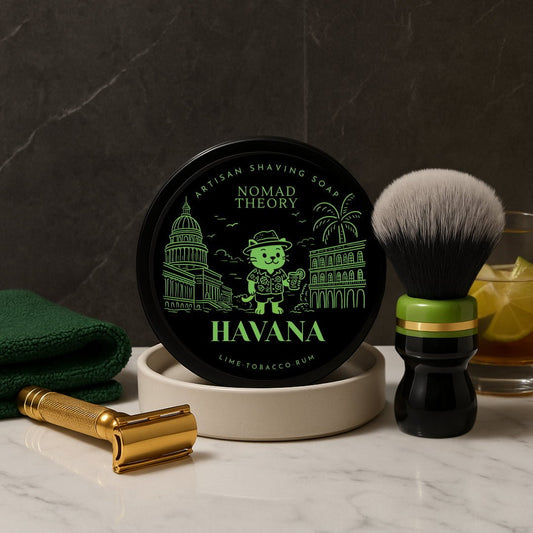 Havana Shaving Soap - Herbalshire Handmade Herbal Products