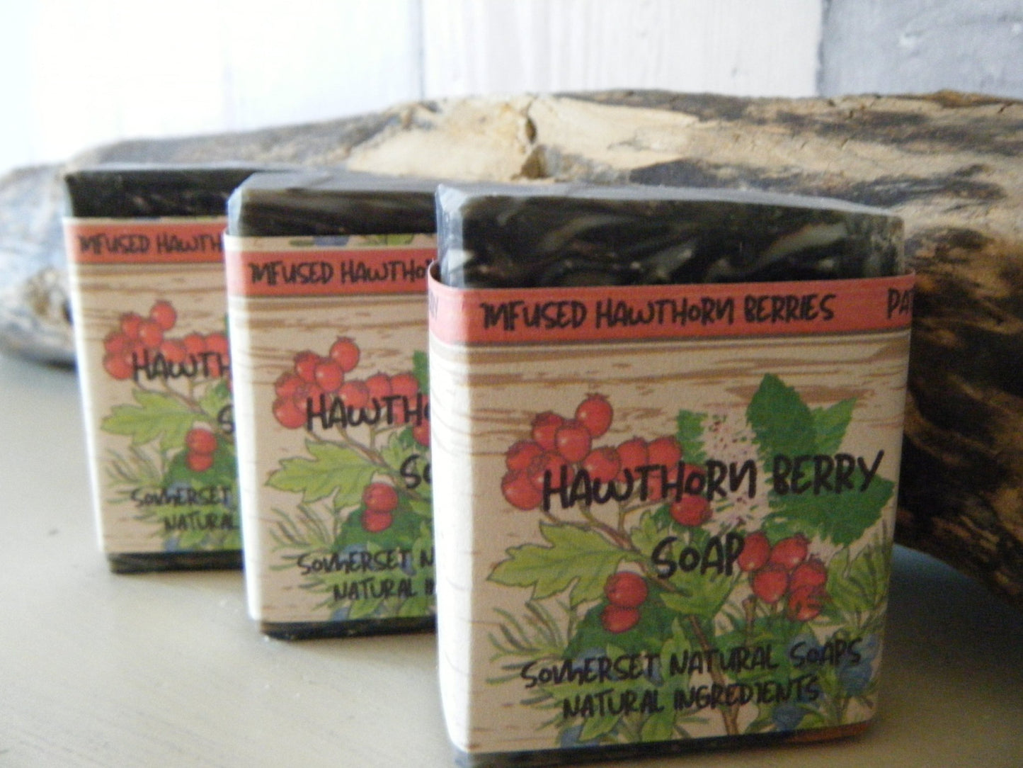 Hawthorn Berry Vegan Soap - Herbalshire Handmade Herbal Products