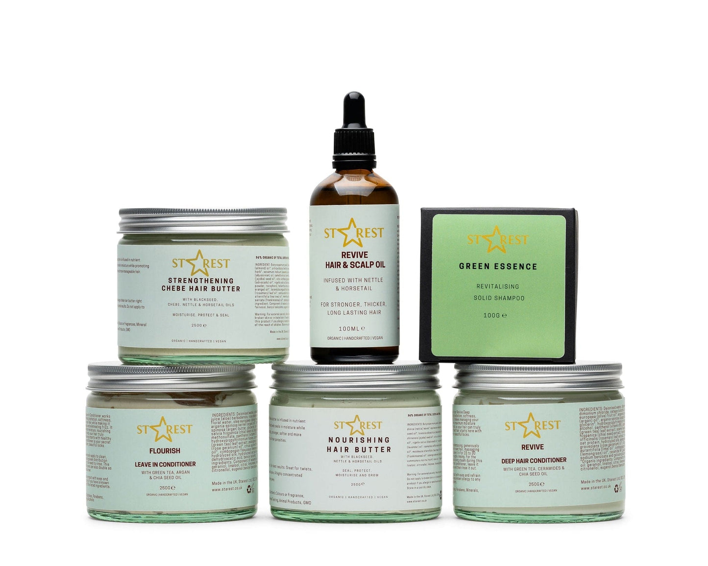 Healthy Growth Hair Bundle - Herbalshire Handmade Herbal Products