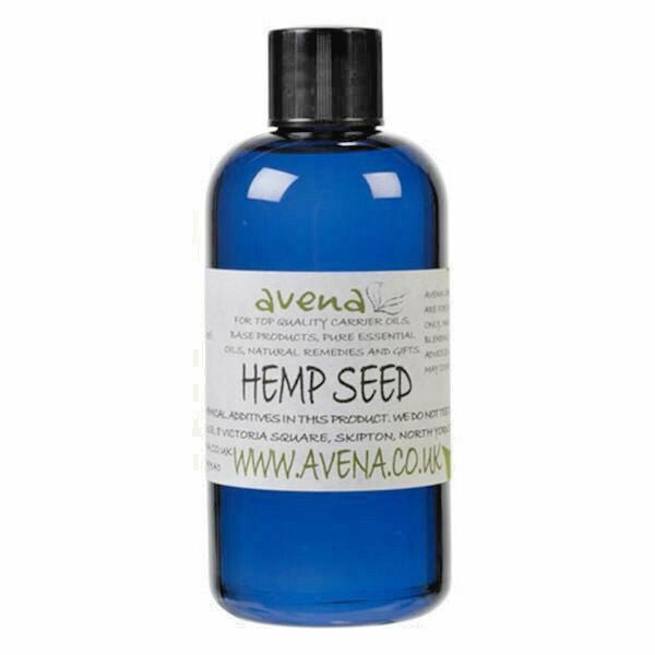 HEMP SEED OIL 100ml - 100% Cold Pressed - Unrefined Pure & Natural - Vegan - Herbalshire Handmade Herbal Products