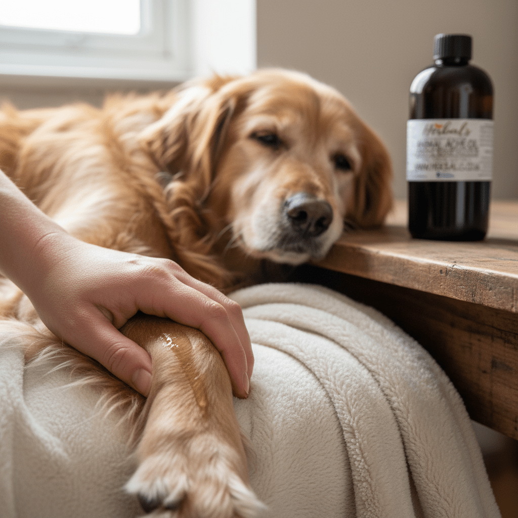 Herbalshire Animal Ache Oil | Natural Joint & Arthritis Relief for Dogs & Cats - Herbalshire Handmade Herbal Products