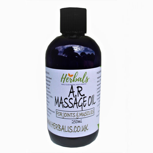 Herbalshire Handmade Arthritis Massage Oil - 100ml - Natural Pain Relief for Rh - Herbalshire Handmade Herbal Products