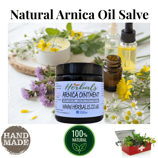 Herbalshire Premium Arnica Ointment & Oil Natural Bruise Swell Relief Muscle Rub - Herbalshire Handmade Herbal Products
